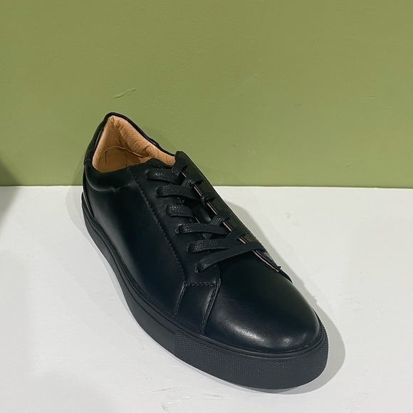 Harrison Myles shoes casual sneakers black synthetic leather - Picture 2 of 6